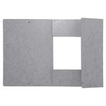 Chemise À Élastique Sans Rabats Carte Lustrée 355gm2 - A4 - Gris - X 25 - Exacompta