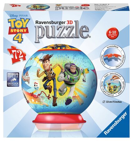 Ravensburger puzzle 3d rond 72 pièces - disney toy story 4 - La Poste