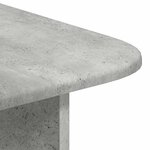vidaXL Table basse Gris béton 93 x 53 x 33 cm Bois d'ingénierie