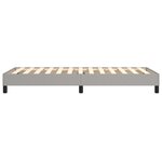 vidaXL Cadre de lit sans matelas gris clair 90x190 cm tissu