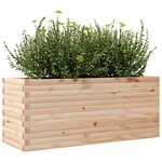 vidaXL Jardinière 110x40x45 5 cm bois de pin massif