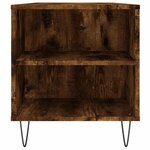 vidaXL Table basse chêne fumé 102x44 5x50 cm bois d'ingénierie