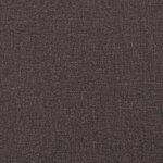 vidaXL Cadre de lit sans matelas marron foncé 140x190 cm tissu