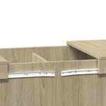 vidaXL Table basse chêne sonoma 80x55x40 cm bois d'ingénierie