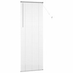 vidaXL Store de Fenêtre avec des rideaux Autre Argenté 80 x 220 cm Aluminium