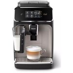 Machine à expresso automatique avec broyeur - philips caft2235/40/phi - marron zinc - 3 boissons - lattego - ecran tactile