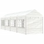 vidaXL Belvédère avec toit blanc 8 92x2 28x2 69 m polyéthylène
