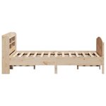vidaXL Cadre de lit sans matelas 120x190 cm bois de pin massif