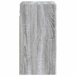 vidaXL Armoire Murale Sonoma gris 59 x 31 x 60 cm Bois d'ingénierie