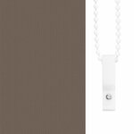 vidaXL Store enrouleur occultant café 135x230cm largeur du tissu