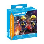 PLAYMOBIL 71885 - Pompiers avec hache et extincteur