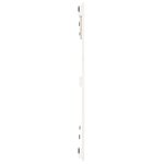 vidaXL Tête de lit murale Blanc 127 5x3x90 cm Bois massif de pin