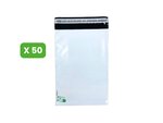 Lot de 50 pochettes plastiques eco n°2 - 60microns - 230x330mm