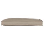 vidaXL Coussin de palette pour banc taupe 100x40x8 cm en tissu Oxford