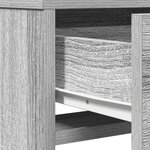 vidaXL Coiffeuse Sonoma gris 50 x 41 x 135 cm Bois d'ingénierie