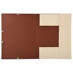 Chemise 3 rabats élastique Forever carte recyclée bicolore 380g coloris assortis EXACOMPTA