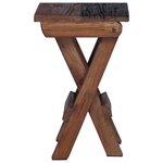 vidaXL Tabouret Naturel 30 x 30 x 48 cm Bois massif de récupération