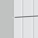 vidaXL Cabinet de chevet Blanc 43 x 34 5 x 49 5 cm Bois d'ingénierie
