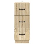 vidaXL Armoire à tiroirs 33 x 34 5 x 87 cm Bois d'ingénierie