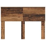 vidaXL Tête de lit Bois Ancien 120 cm Bois d'ingénierie