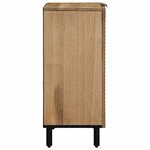vidaXL Buffet marron 60x33x75 cm bois massif de manguier