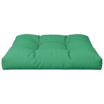 vidaXL Coussin de palette vert 80x80x12 cm tissu