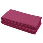 Drap plat 100  coton 240 x 300 cm - Fuchsia