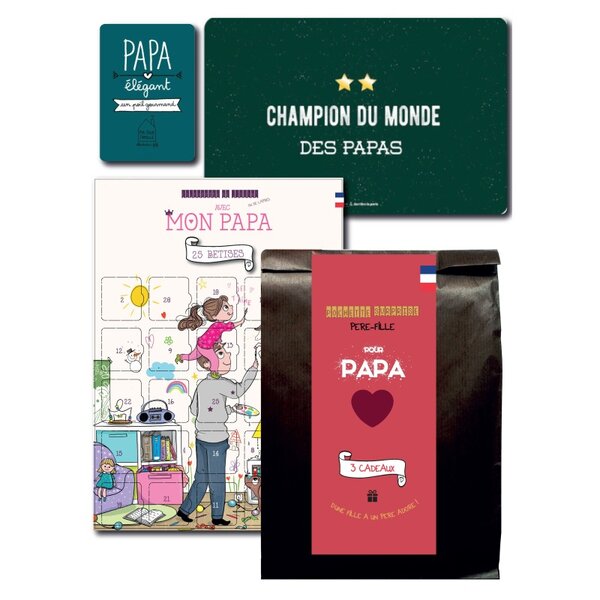 Pochette surprise jeune papa d'une fille