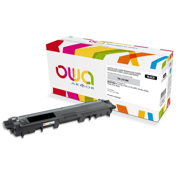Toner remanufacturé compatible Brother TN241 Noir