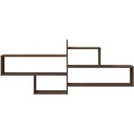 vidaXL Étagère murale chêne marron 167 5x18x68 cm bois d'ingénierie