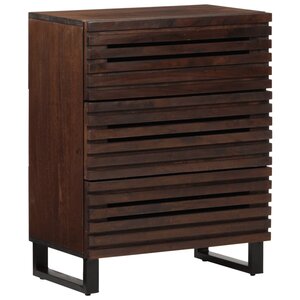vidaXL Buffet marron 60x34x75 cm bois massif de manguier