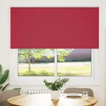vidaXL Store enrouleur occultant rouge largeur du tissu 146 6 cm