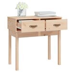 vidaXL Table console 76 5x40x75 cm Bois massif de pin
