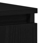 vidaXL Meuble sous lavabo Chêne noir 80 x 33 x 60 cm Bois d'ingénierie