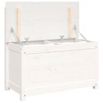 Banc banquette 80 x 41 x 77 cm bois de pin massif blanc 02_0010718