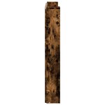 vidaXL Tête de lit Chêne fumé 120 x 16 5 x 103 5 cm Bois d'ingénierie