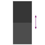 Store enrouleur occultant 120 x 230 cm noir