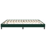 vidaXL Sommier à lattes de lit sans matelas vert foncé 200x210cm