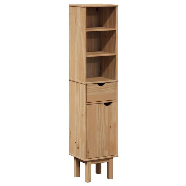 vidaXL Armoire de salle de bain OTTA 35x30x159 cm bois massif de pin