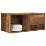 vidaXL Meuble TV vieux bois 60x31x25 5 cm bois d'ingénierie