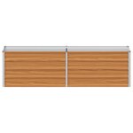 vidaXL Jardinière surélevée Marron Clair 160 x 40 x 45 cm