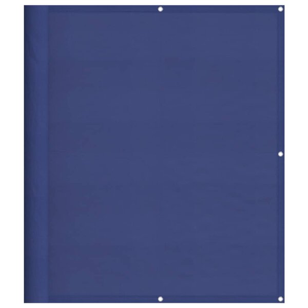vidaXL Écran de balcon bleu 120x800 cm 100  polyester oxford