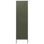 vidaXL Garde-robe Vert olive 90x50x180 cm Acier