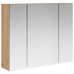 vidaXL Armoire Miroir de Salle de Bain Chêne artisan 60 x 14 5 x 50 cm
