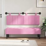 vidaXL Tête de lit suspendue tissu