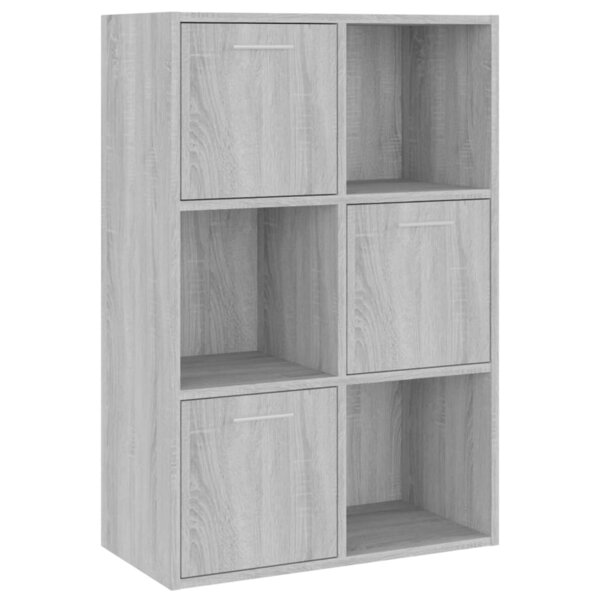 vidaXL Armoire de rangement Sonoma gris 60x29 5x90 cm