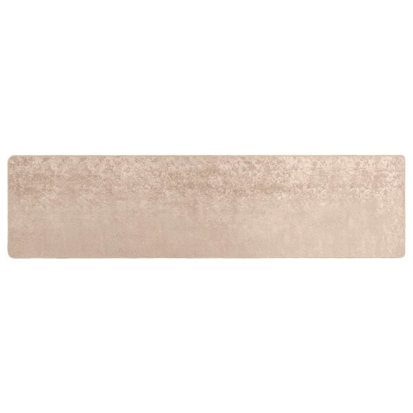vidaXL Coureur de Tapis MARSA Beige 50 x 250 cm Polyester et PVC