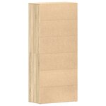vidaXL Cabinet à chaussures chêne Sonoma 80x39x180 cm Bois d'ingénierie
