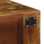 VidaXL Meuble TV mural 80x30x19 cm bois massif de récupération