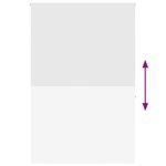 vidaXL Store enrouleur de douche 160x240 cm largeur du tissu 156 cm